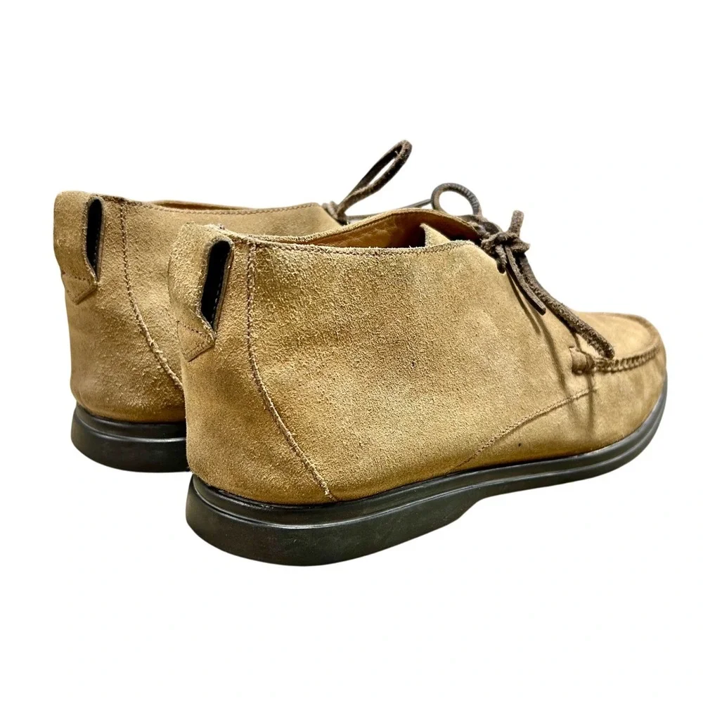 Peter Millar Mens MF16F04 Tan Suede Chukka Boots Size 11M Brazil
